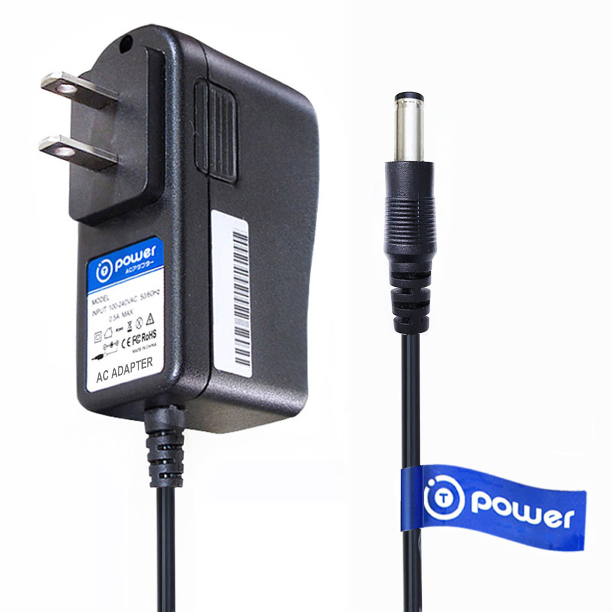 Ac Adapter for Axess TV1703 TV1703-7 7" TV1703-9 9-Inch Portable Digital LC