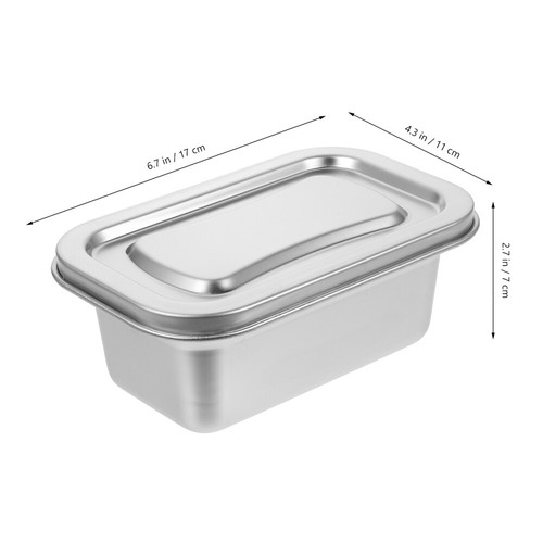 Contenedor de caja de helados pequeños contenedores congelador viaje metal - Imagen 4 de 12