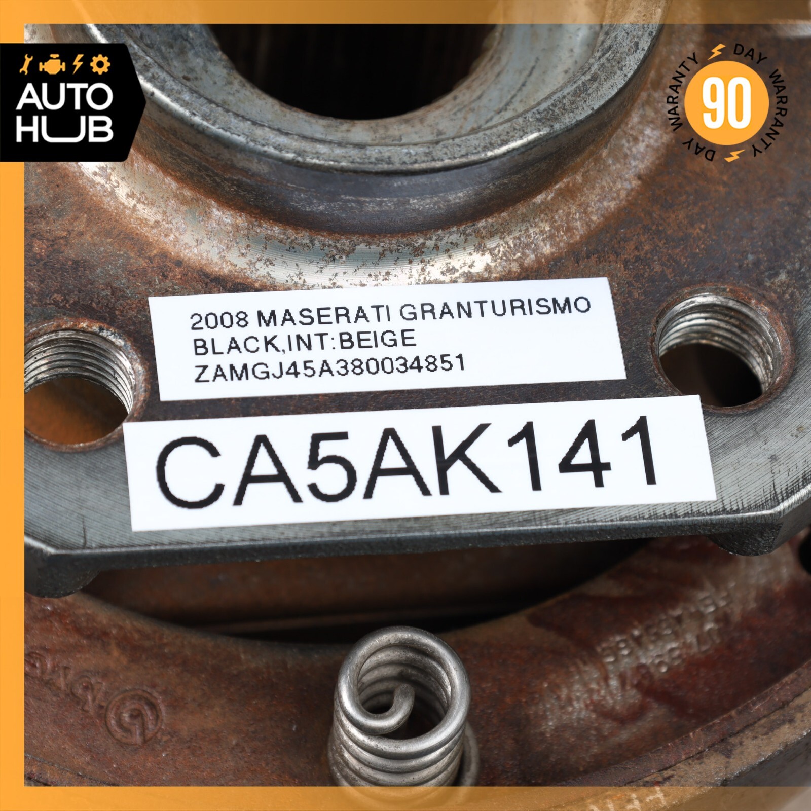 11-19 Maserati GranTurismo M145 Rear Left Side Spindle Knuckle Hub OEM 44k