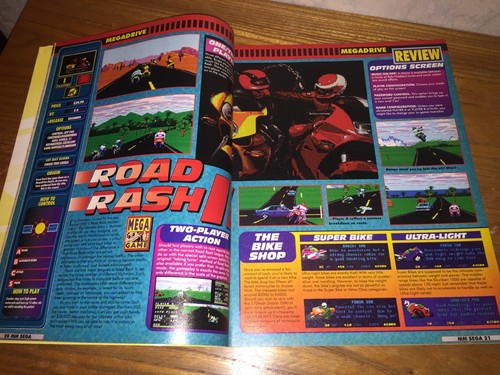 Mean Machines Sega magazine Issue #02 November 1992 Road Rash 2 Mega Genesis CD - Picture 7 of 8