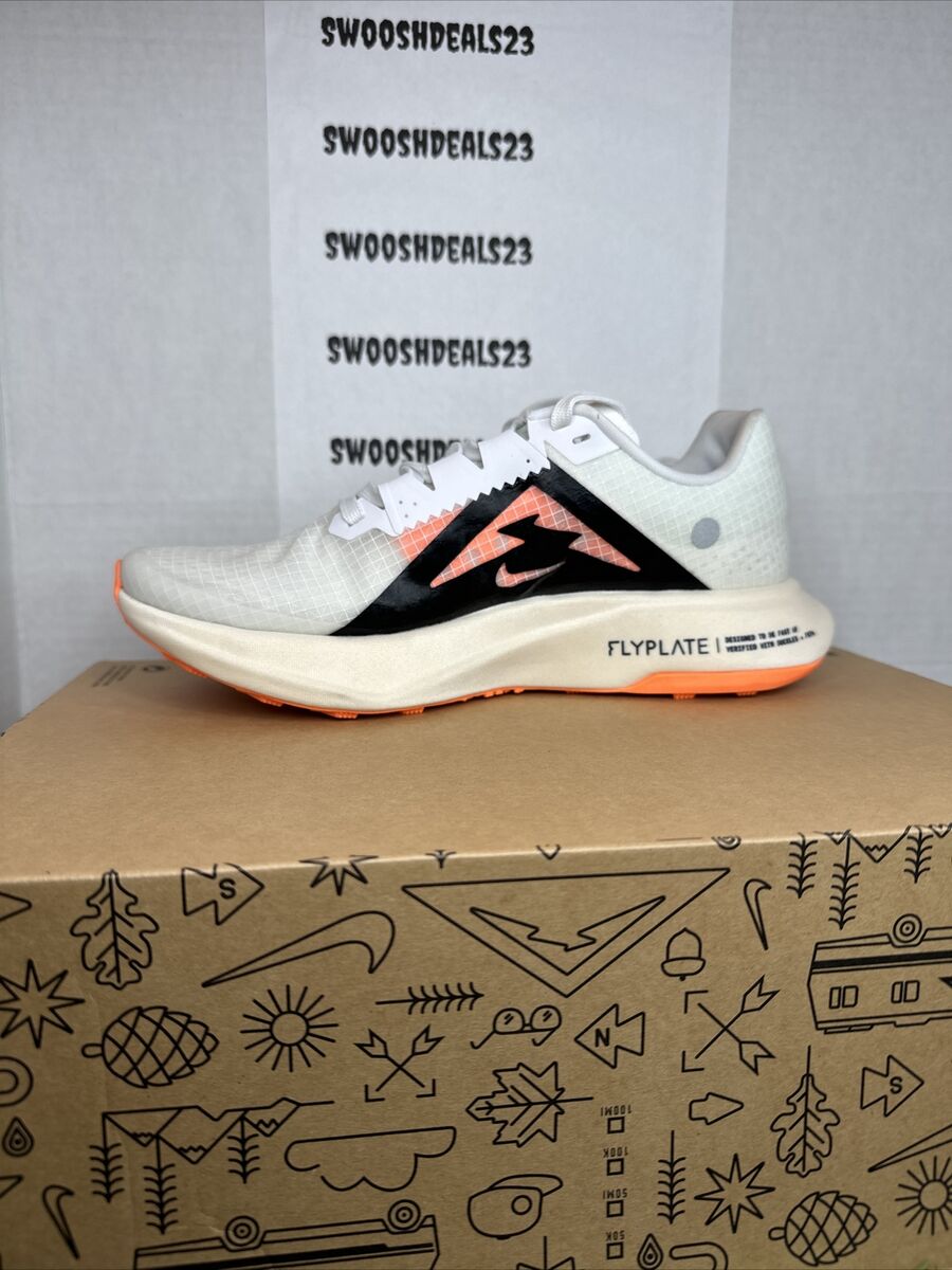 Nike ZoomX Ultrafly Trail Running White Orange DZ0489-100 Nike ZoomX Ultrafly Trail Running White Orange DZ0489-100