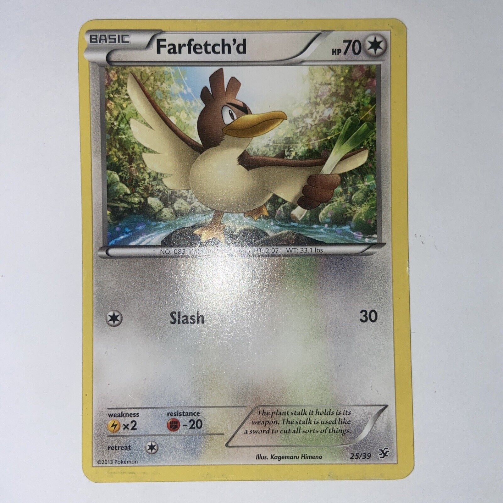 Pokémon TCG Farfetch'd XY Kalos Starter Sets 25/39 for sale online