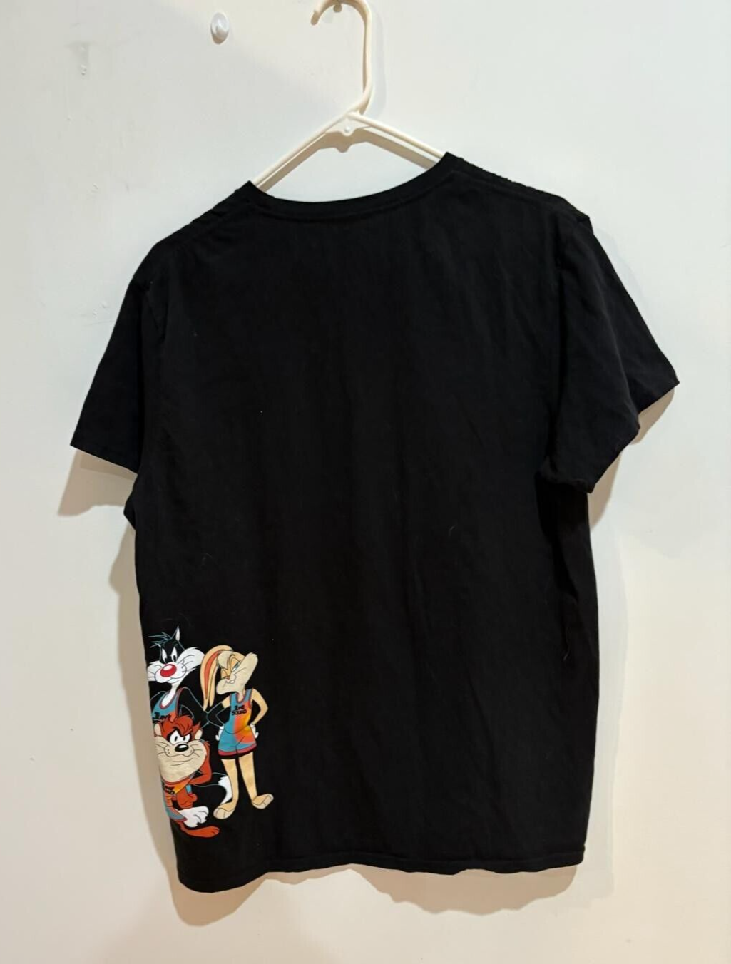 ALTRA T shirt Space Jam Tune Squad taglia L nera personaggi Looney Tunes maglietta grafica