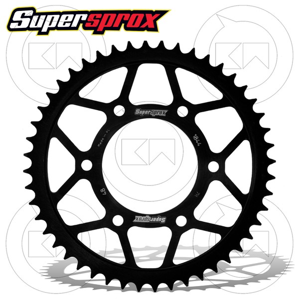 Zahnrad Supersprox Stahl Black Schritt 428 ZäHne 48 Yamaha Yzf-R 125 Jahr 2021-image