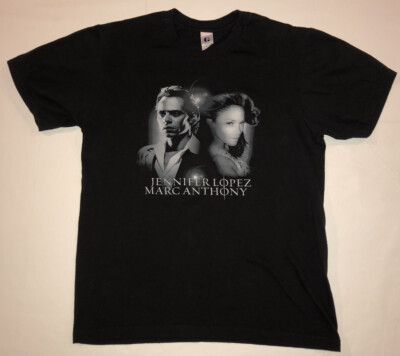 T-shirt Vintage Jennifer Lopez Marc Anthony 2007 – Taille XL, Neuf Sans étiquettes
