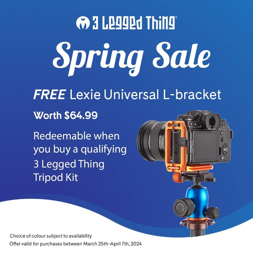 Kit de trípode 3 patas Thing PRO Charles 2.0 oscuro (negro) con cabezal AirHead Pro Foto 2 de 4