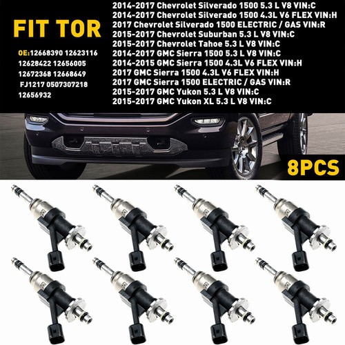 Car Auto Upgrade Fuel Injectors For 20142015 GMC Sierra 1500 4.3L V6