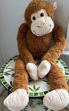 2018 Hanging Hugger Monkey Ape Plush Animal Stuffed Toy Long Arms Legs 32  