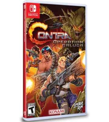 Contra Operation Galuga SWITCH CARTRIDGE VERSION Limited Run #230 US Games NEW