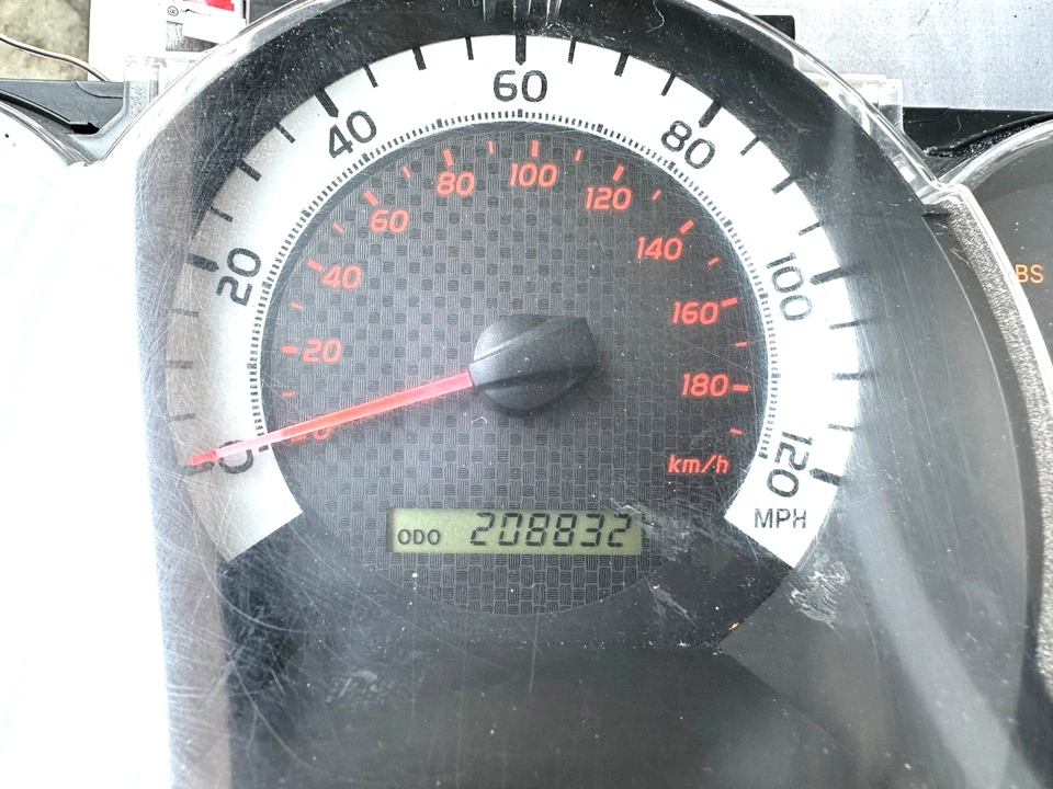 Cuadro de instrumentos Toyota Tacoma 2012-2015 velocímetro medidor 208 k 83800-04F80 Foto 2 de 4