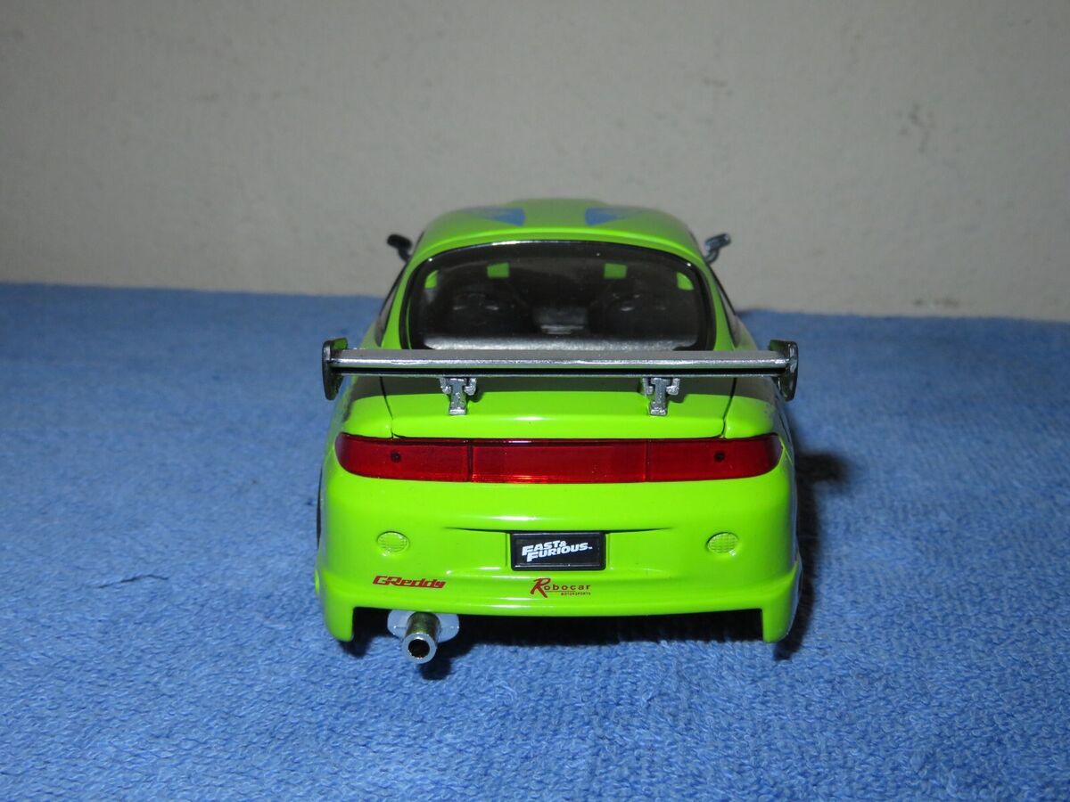 FAST & FURIOUS 1995 MITSUBISHI ECLIPSE 1:24 TM JADA OPENING FAST & FURIOUS 1995 MITSUBISHI ECLIPSE 1:24 TM JADA OPENING