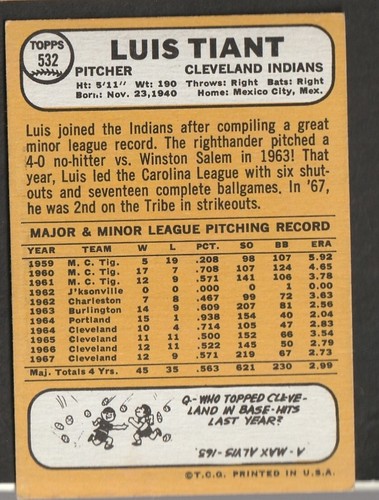1968 Topps Baseball Cards Scegli una carta a scelta 295-660 EX X-MT 1/25 Set Break - Foto 394 di 490