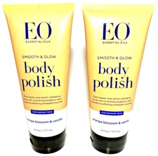 2- EO Essential Oils - BODY POLISH - Orange Blossom & Vanilla 6 oz PRIORITY MAIL