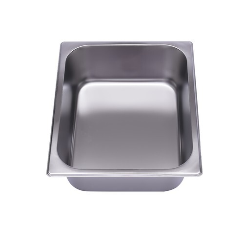 6er Pack 1/2 Größe 4 Tiefe Edelstahl Dampftisch/Hotel Buffet Pfannen Langlebig - Bild 3 von 9