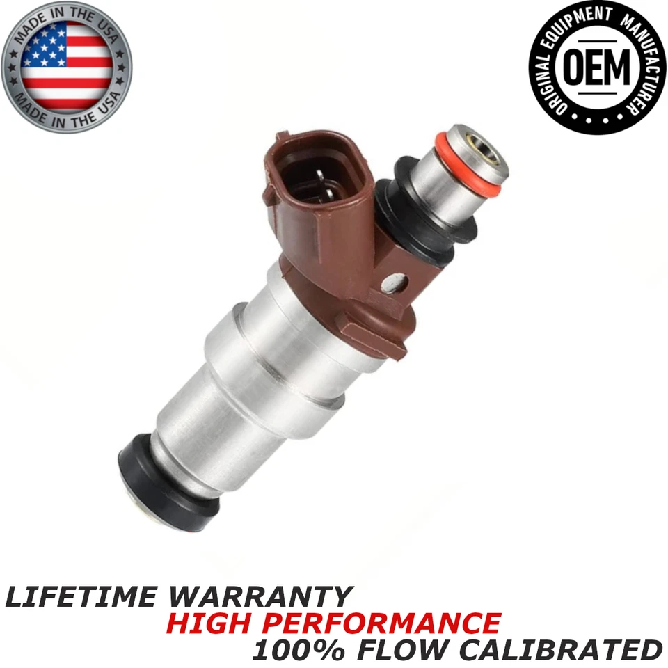 Inyectores de combustible Denso X4 OEM para Toyota Tacoma 1995-1999 2,7 L I4 23250-75050 Foto 2 de 4