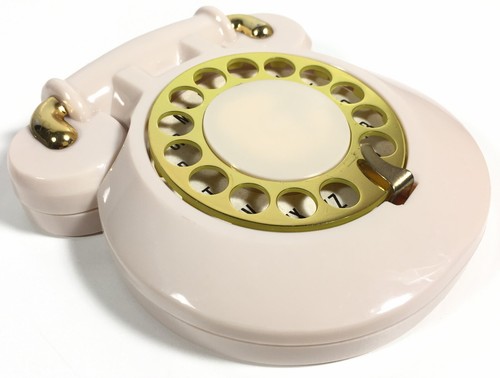Índice telefónico antiguo vintage - índice telefónico alfabético giratorio con caja - Imagen 2 de 10
