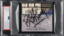 B.B. KING SIGNED AUTOGRAPHED 2004 TICKET STUB BLUES LEGEND RARE BB PSA COA ENCAP