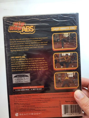 Beachbody: Hip Hop Abs (Last Minute Abs) DVD (2007, Beachbody) New - Picture 2 of 3