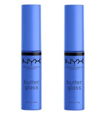 Pack of 2 NYX Butter Gloss Creamy Lip Gloss, Blueberry Tart BLG44