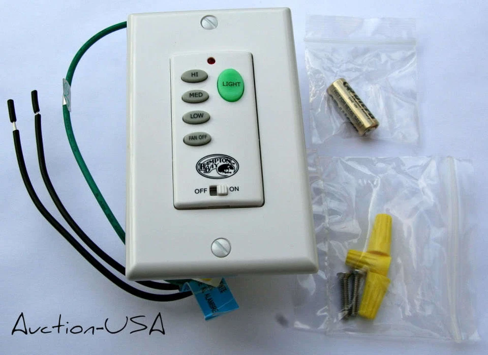 Ceiling Fan Wall Remote Wall 9050H Hampton Bay Harbor Breeze litex WCI-100 5PIN