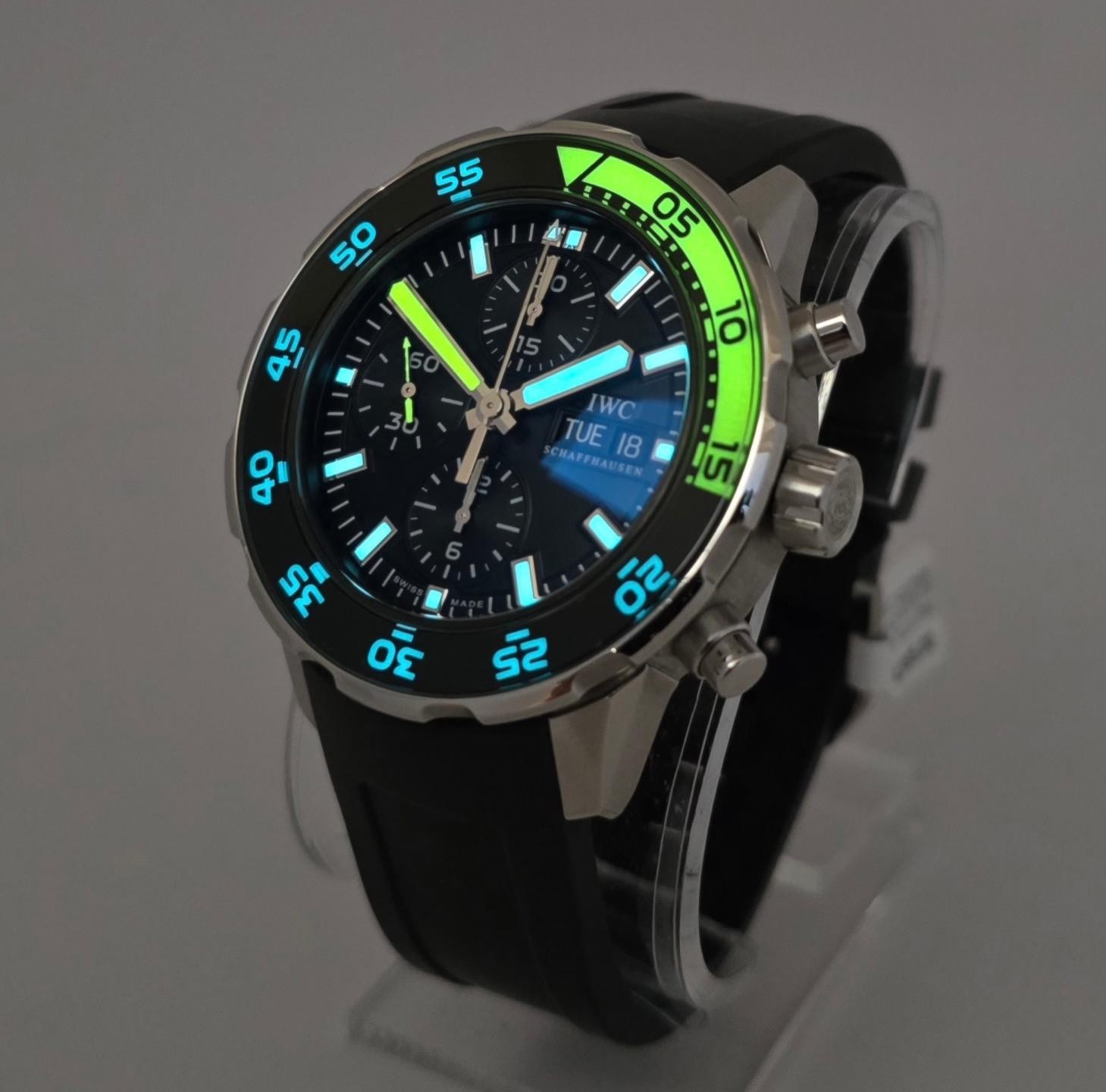 IWC AUTOMATIC AQUATIMER CHRONOGRAPH IW376708 NICE… - image 12