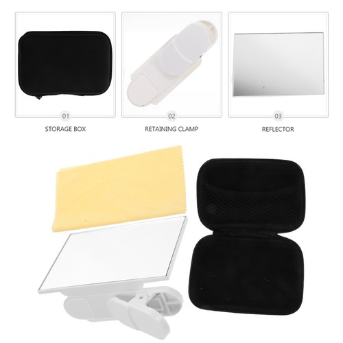 Reflection Shooter Travel Cell Phone Mirror Reflector Clip Small - 第 4/12 張圖片