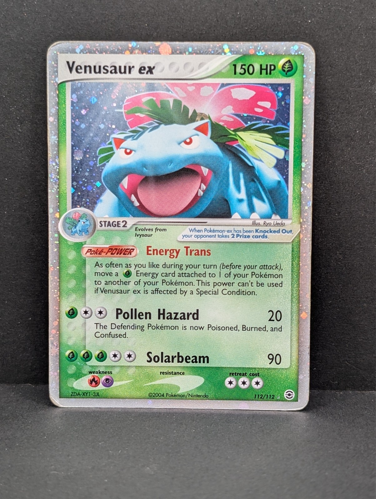 Venusaur ex 112/112 FireRed & LeafGreen Holo Ultra Rare Pokemon TCG Nintendo MP