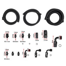 An10 Power Steering Pump Hose Fitting Kit Return To Reservoir Hose Kit For Pump