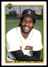 Lee Smith 1990 Bowman #263 Boston Red Sox MLB READ FREE SHIPPING AutographDen