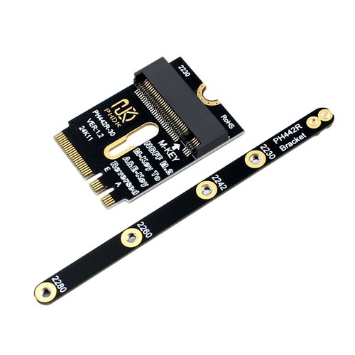 M.2 A+E To NVME SSD Adapter M2 WIFI Interface A/E Key To M Key PCIE 4.0 Riser - Afbeelding 8 van 8