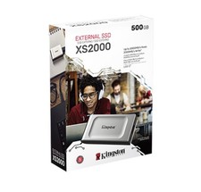 Kingston 500GB XS2000 Portable SSD Solid State Drive External USB 3.2 Type C