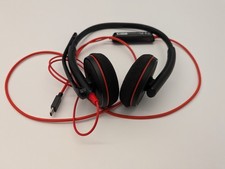 Poly Blackwire 3220 Wired Headset with Mic, Hi-Fi Stereo Sound, Noise-Canceling