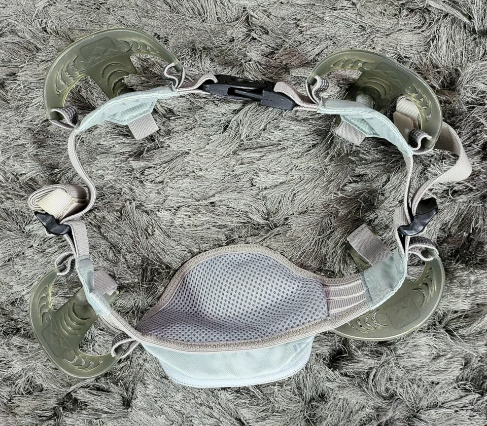 Paquete de cinturón de running Nathan soporte de hidratación ajustable malla bolsillo etiqueta de identificación Foto 3 de 4