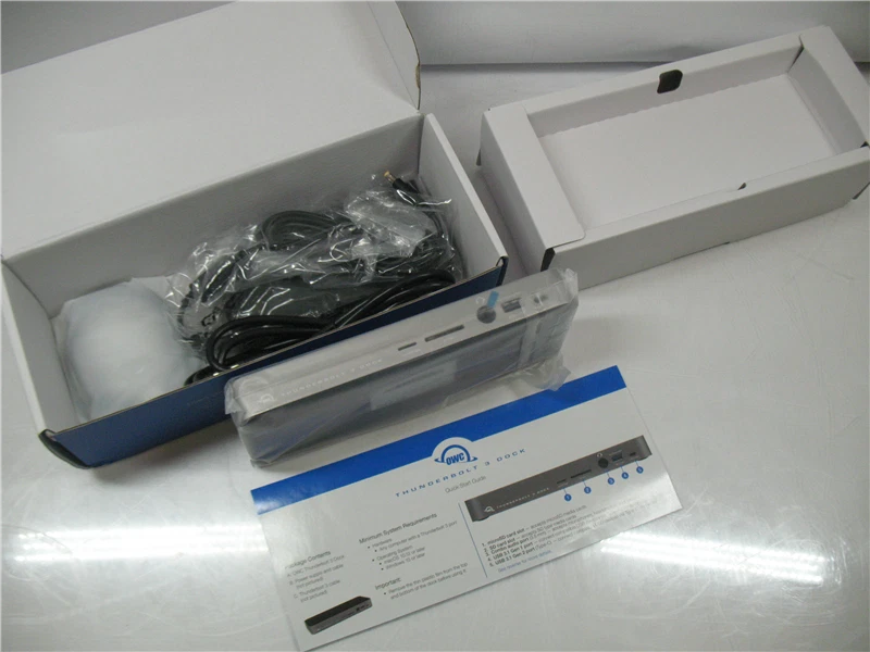 OWC Thunderbolt 3 Dock OWCTB3DK14PSG Space Gray Multi Port Hub New Open Box - Image 4 of 4