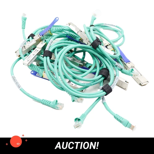 10x Digi 1m Cable RJ45 Plug to SFP Transceiver GLC-T for Server