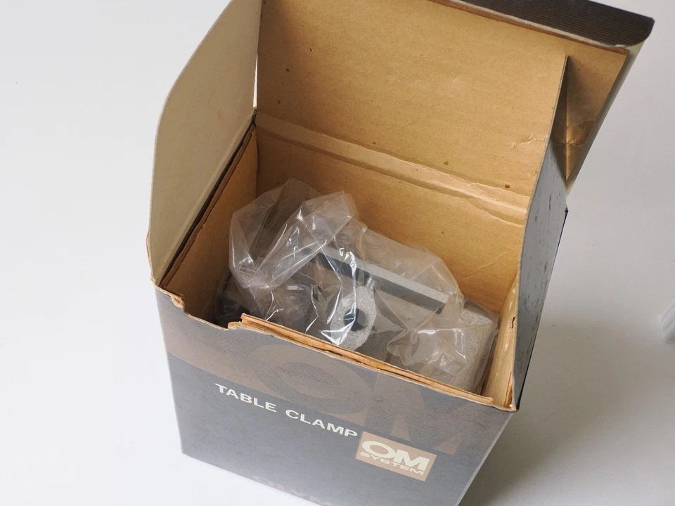 Rare Olympus OM Table Clamp - NOS - Boxed - EXC - Image 2 of 4