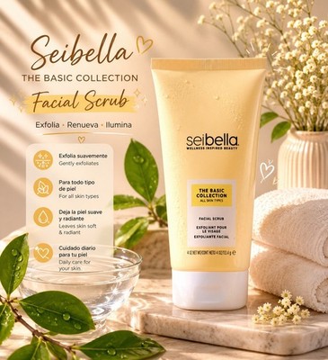 Seibella The Basic Collection All Skin Types Facial Scrub New 4oz by Melaleuca