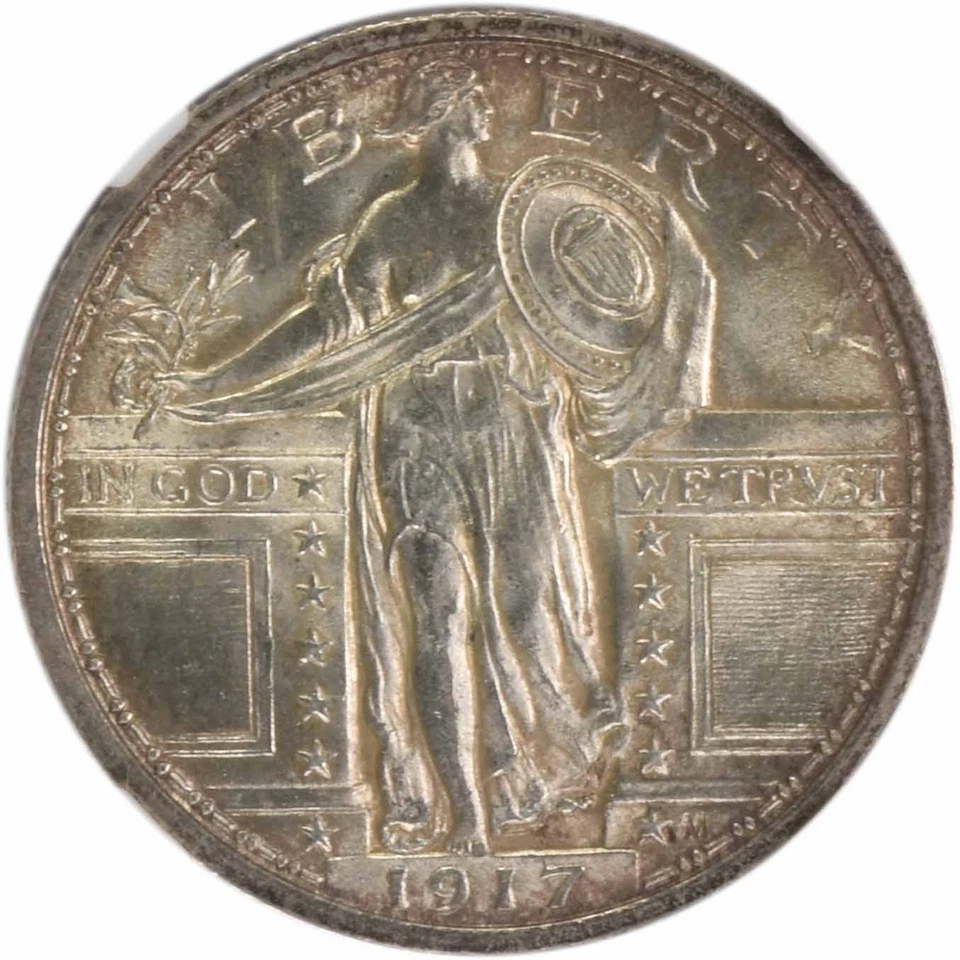 1917 Standing Liberty Silver Quarter Type 1 MS65FH NGC - Image 3 of 4