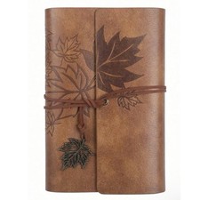 Leaf Notebook journal Retro For Office Valentine DAY, Christmas Birthday