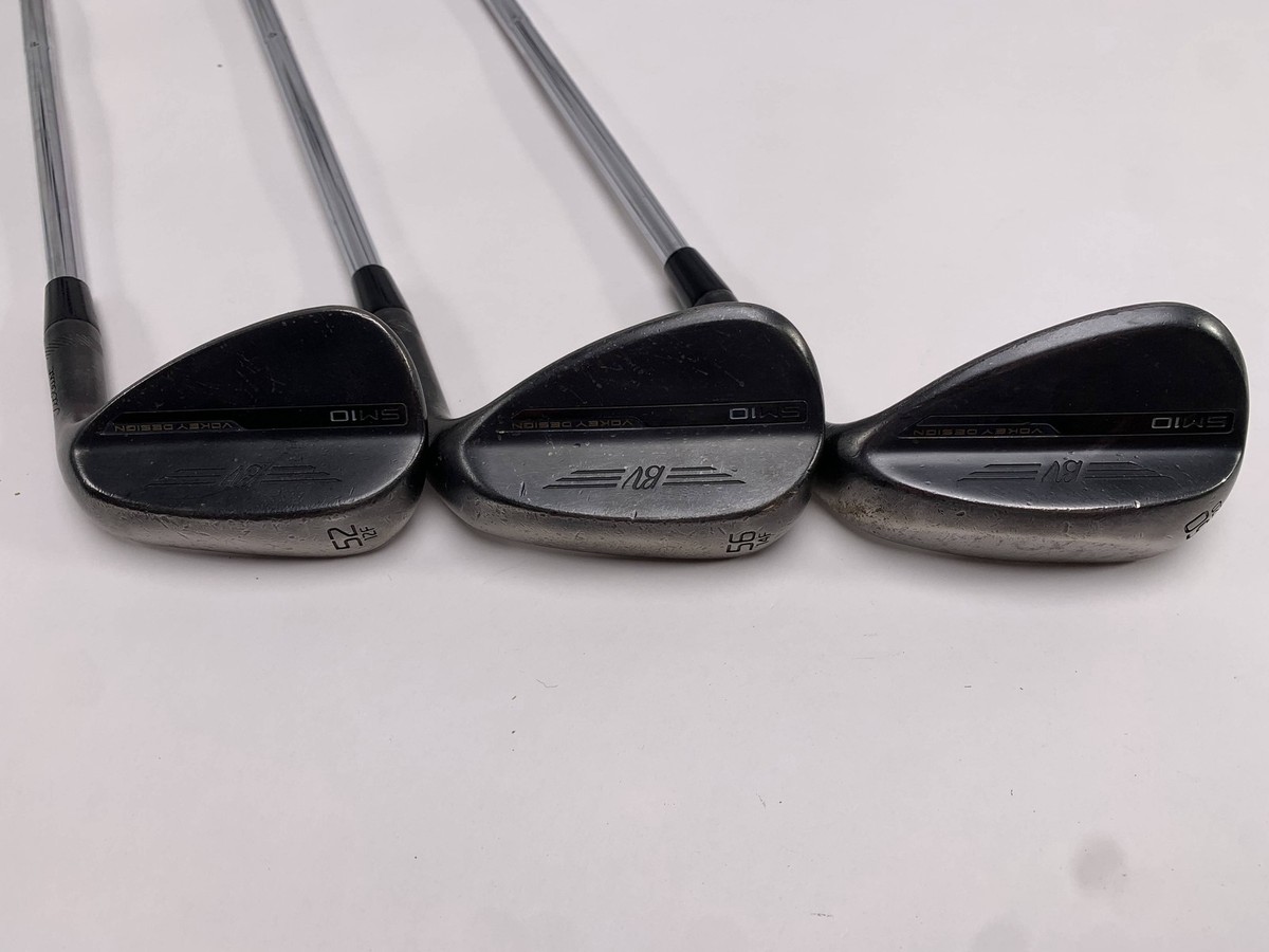 Titleist Vokey SM10 Jet Black Wedge Set 52* 12 56* 14 60* 12 S200