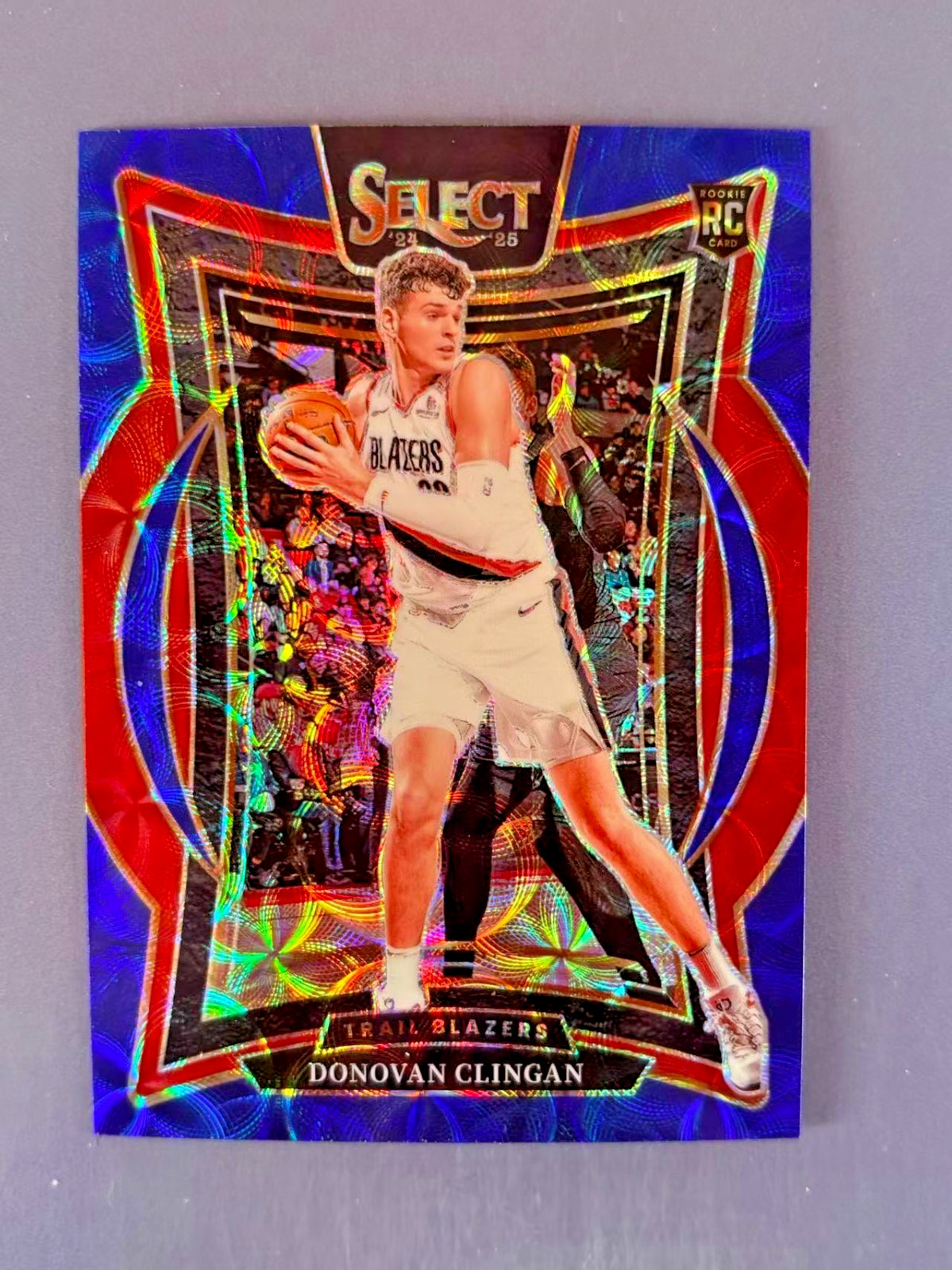 Donovan Clingan 2024-25 Panini Select Concourse Blue Scope /249 RC #69