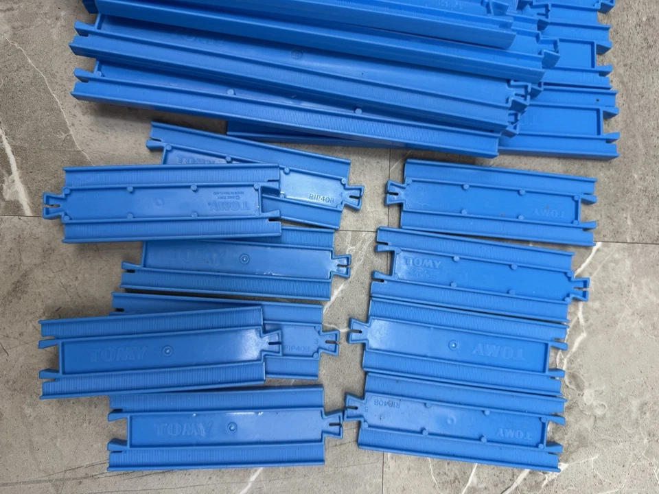 TOMY Thomas & Friends Trackmaster Blue Tracks Lote de Straight Track Foto 3 de 4