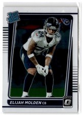 2021 Donruss Optic Rated Rookie Elijah Molden RC #300 Tennessee Titans