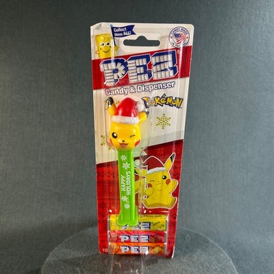 PEZ Candy Dispenser Pokemon Pikachu Christmas Happy Holidays 2025