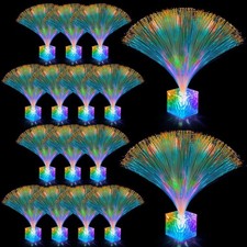 16 Pcs Mini Fiber Optic Lamp Bulk Light Color Changing Table Centerpiece Glow...
