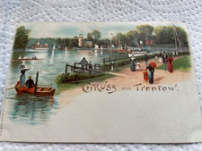 Litho Gruss aus Treptow,  Verlag Miesler, Berlin , urgelaufen TOPP !!