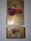 New ListingNintendo The Legend of Zelda: Ocarina of Time Gold Cartridge Nintendo 64 Manual