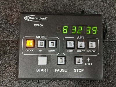 Masterclock AP-00671 RC600 DC Count-Down Count-Up Clock Controller Missing Stop