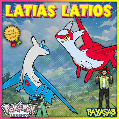 Latias Latios Shiny - Non Shiny Legendary Pokemon Legends ZA  Best Stats mega  
