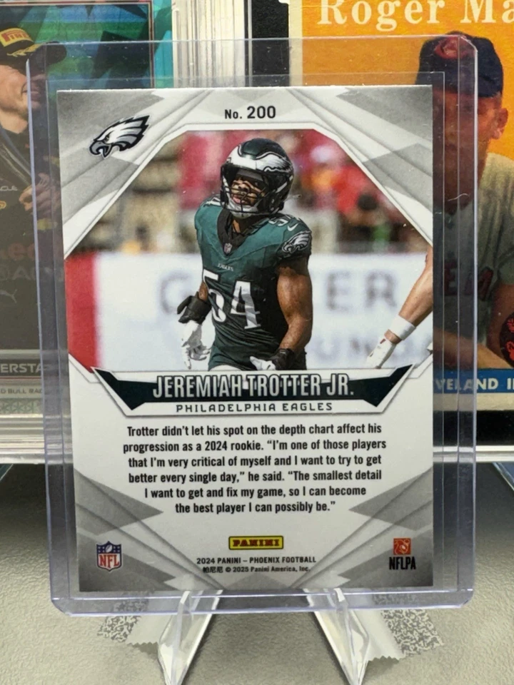 2024 Panini Phoenix - Rookies Jeremiah Trotter Jr. #200 (RC) - Image 2 of 2